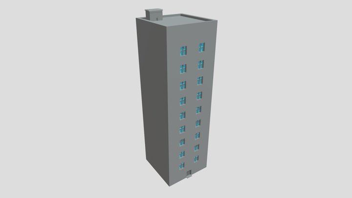 9этажка – Free 3D Model STL