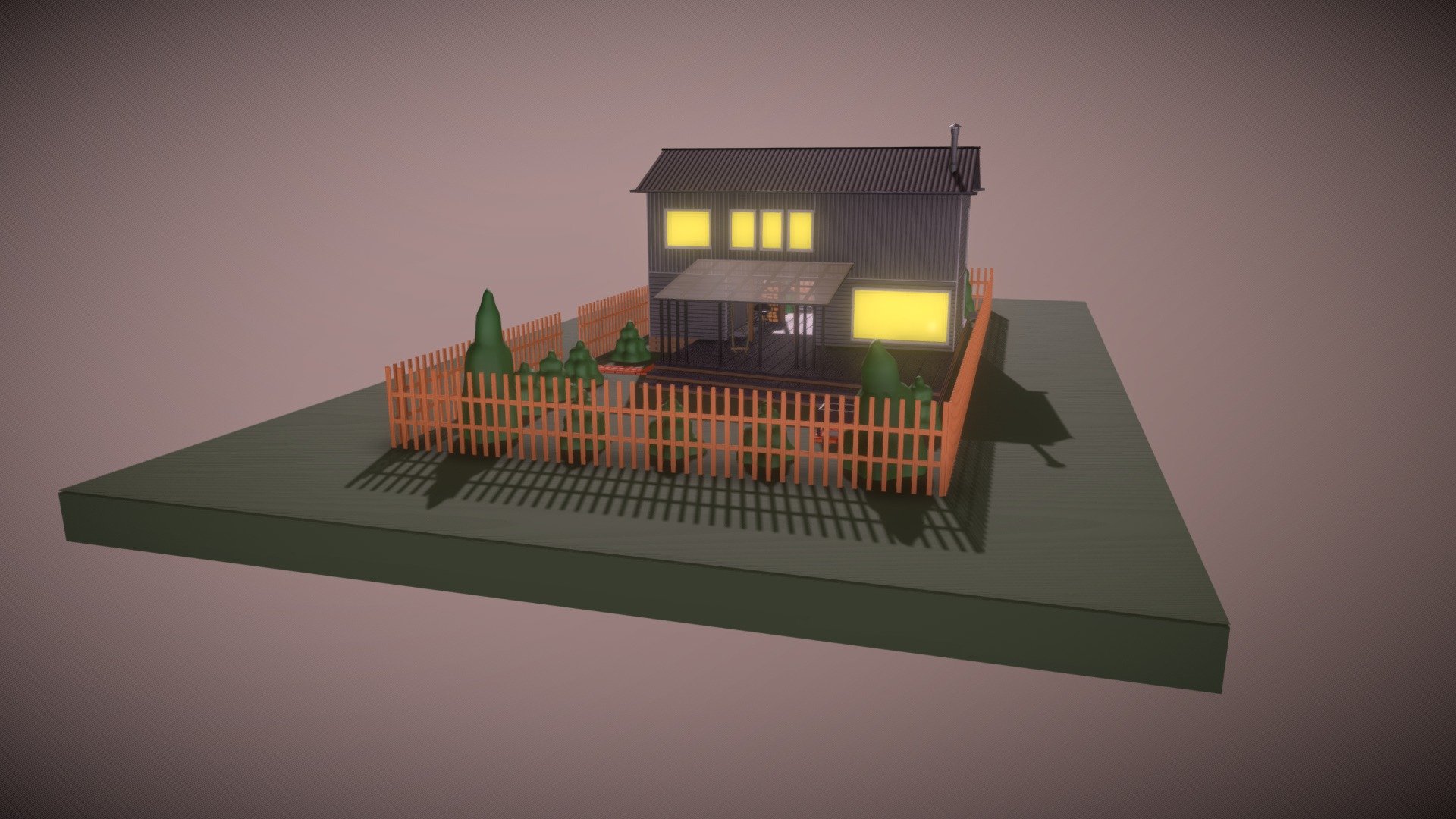 Summer House 3d Model By Archi092 4f38bc5 Sketchfab 8371