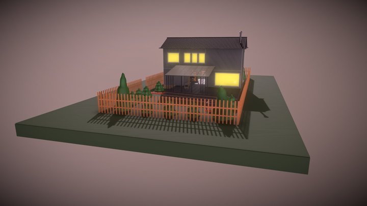 Summer House 3D Model