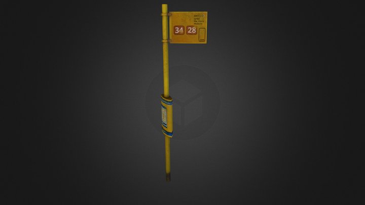bus stop 3D Model