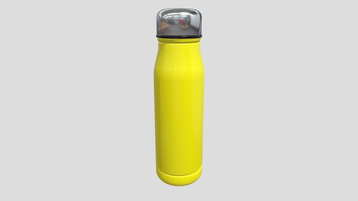 3D Water Bottle Model – Modèle 3D gratuit STL