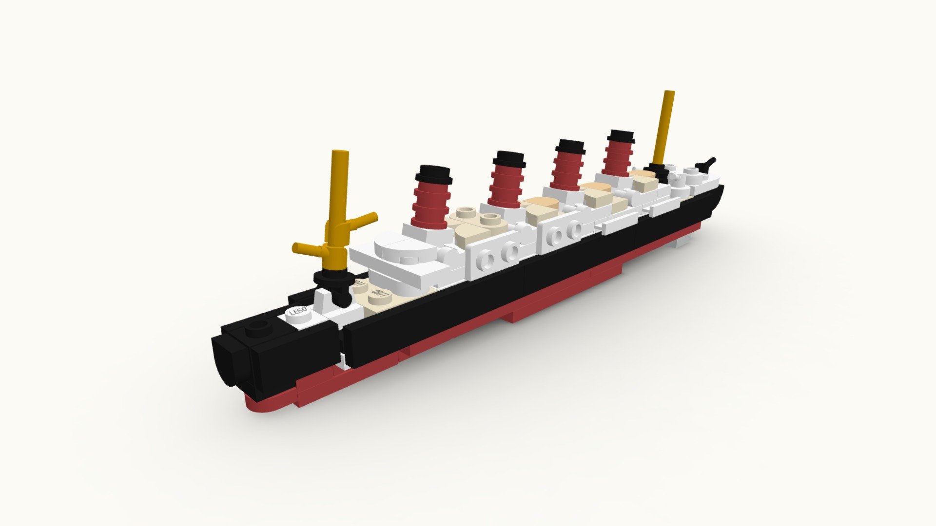 LEGO RMS Lusitania MOC [#0151] - Download Free 3D model by The Bobby ...