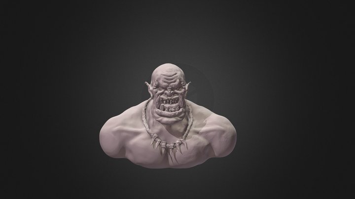World of Warcraft Orc 3D Model