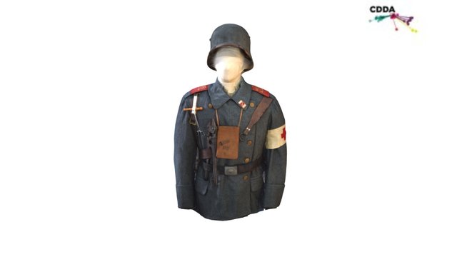 WWI GERMAN UNIFORM MEDIC 3D Model