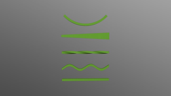 Esercizi 10 Min - "Linear Not Linear" 3D Model