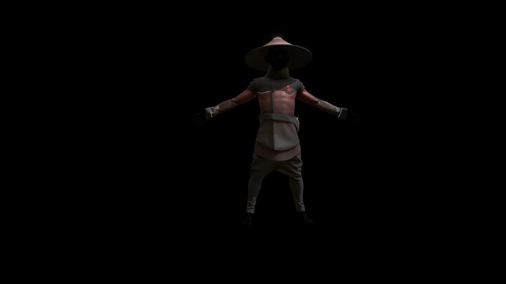 Monk Pokemon 3D Model