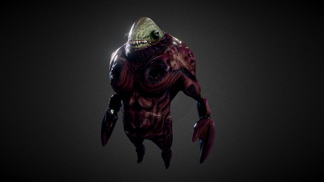 Crab Guy 3D Model