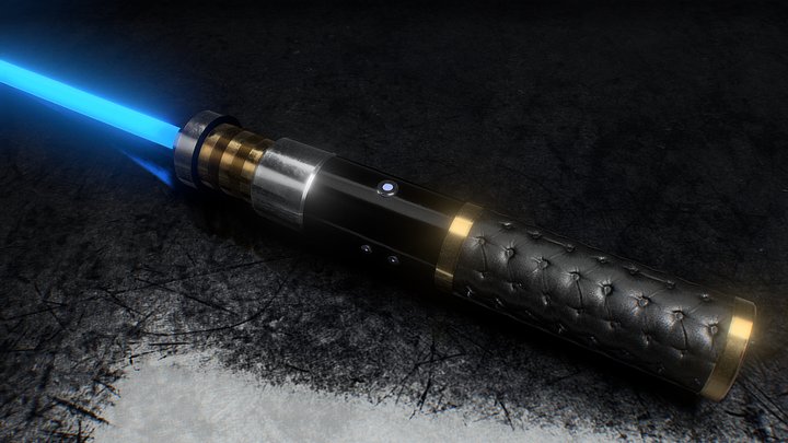 Jedi Guardian's Lightsaber 3D Model