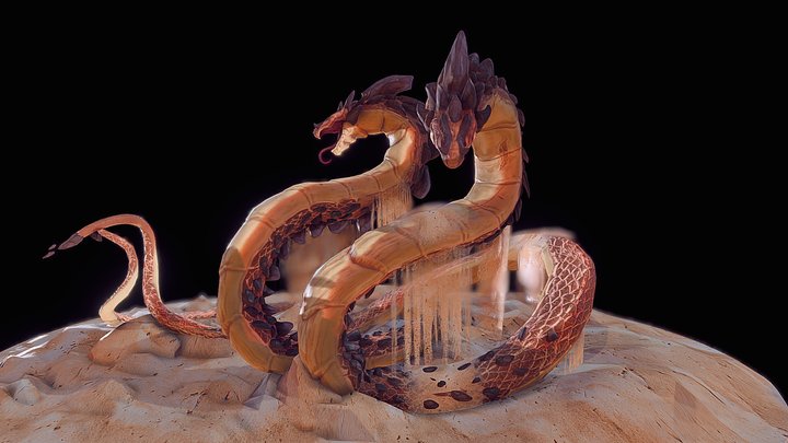 Twin Python 3D Model