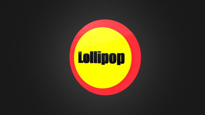 Lollipop-logo-3dd 3D Model
