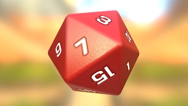 Final Dice 3D Model