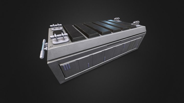 Fallout 3 Enclave Crate 3D Model