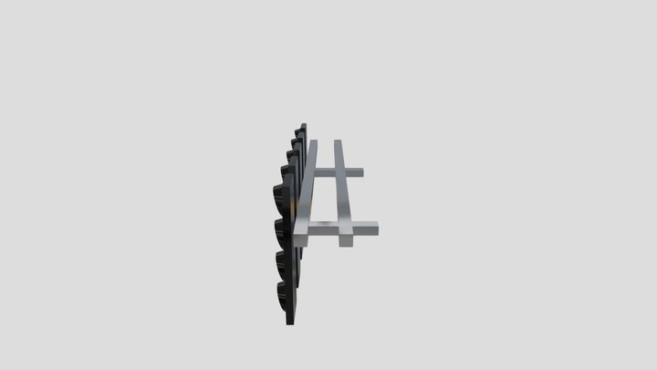 Race Track Props: Starting Lights 3D Model