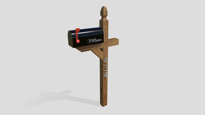 Mailbox - Assignment 6B - DIG4780C 3D Model