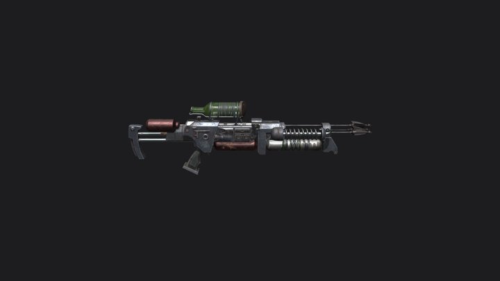 Harpoongun 3D Model