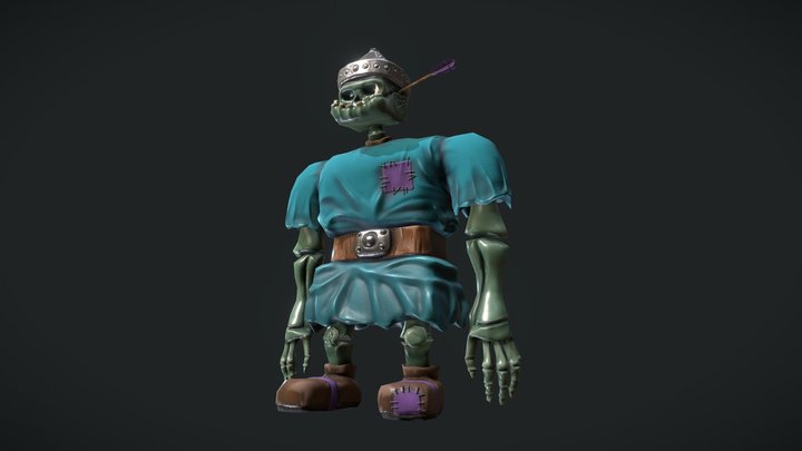 Dead_Skeleton 3D Model