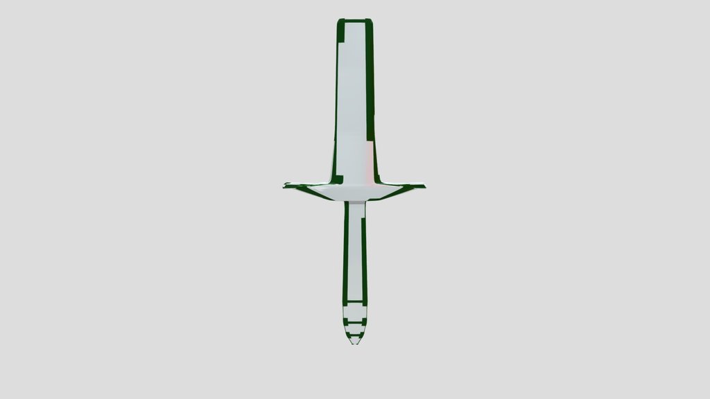 Gold And Jade Sword (3D Weapon Model)