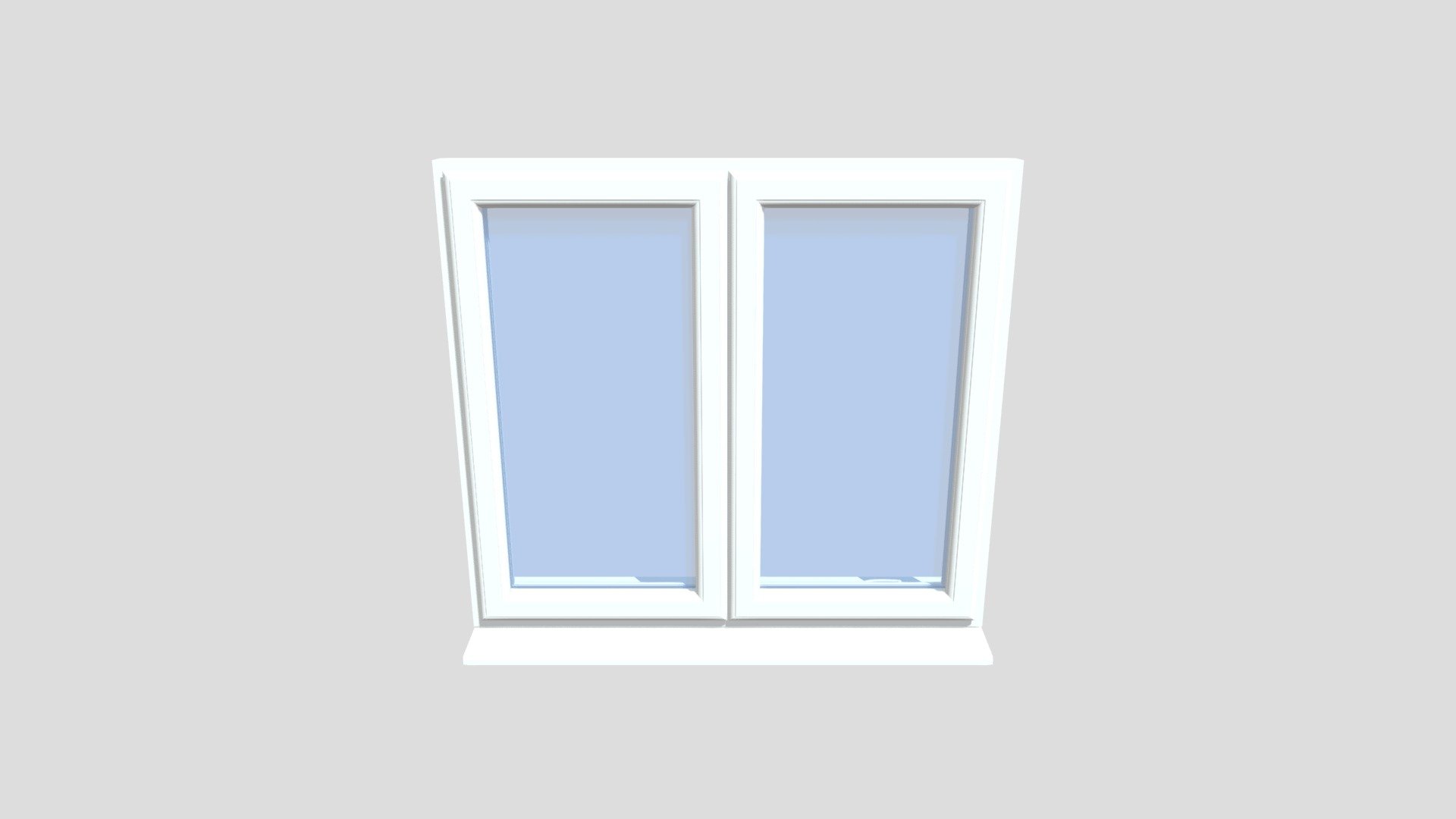 Optima Case Window Sculptured TopHun SideHun 3D model by bimstore