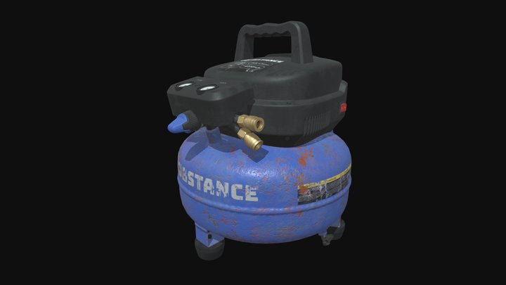 Air Compressor 3D Model