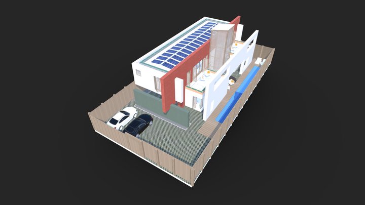 Modern House Propousal # 102 3D Model