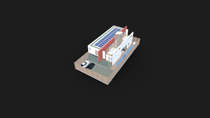 Modern House Propousal # 102 3D Model