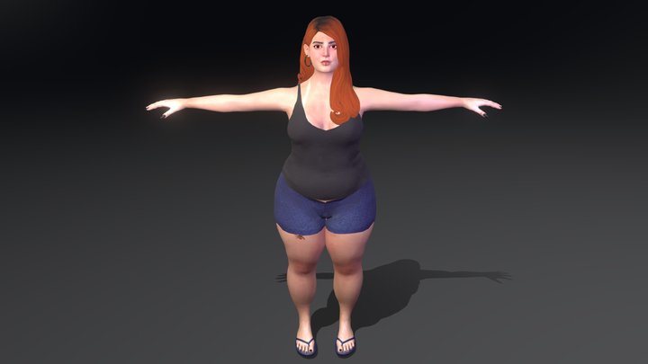 Realistic Female Representation | Self Character 3D Model