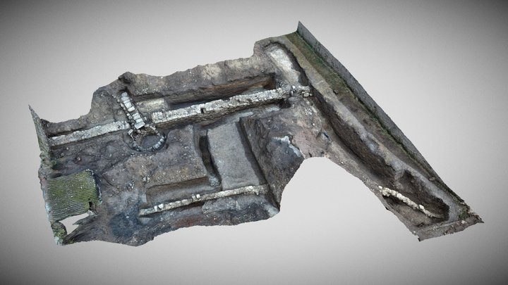 SLUNJ - JUŽNI GRADSKI ZID 3D Model