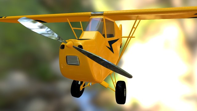 Bush Plane 7 3D Model