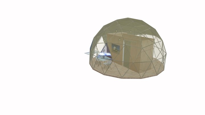 27 m + baño 3D Model