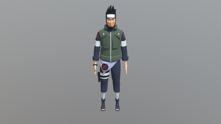 Saratobi ASUMA (Naruto) - 3D Modelling 3D Model