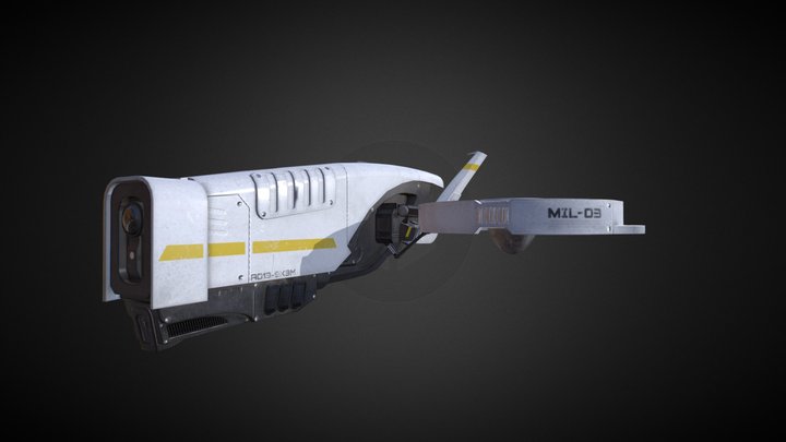 Sci-Fi Drone 3D Model