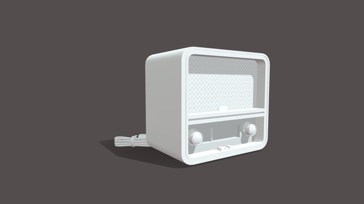 Vintage Camry CR1188 radio XYZ 3D Model