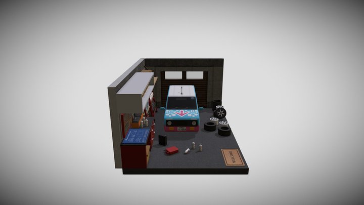 Garage 3D Model