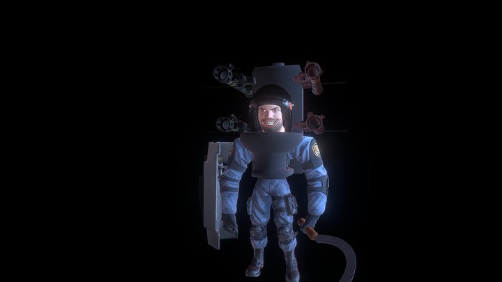 Swat Mutant Police Toilet – Kostenloses 3D-Modell STL