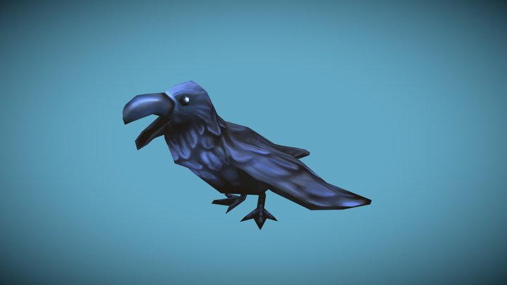 Raven Game Ready Asset 3D Model