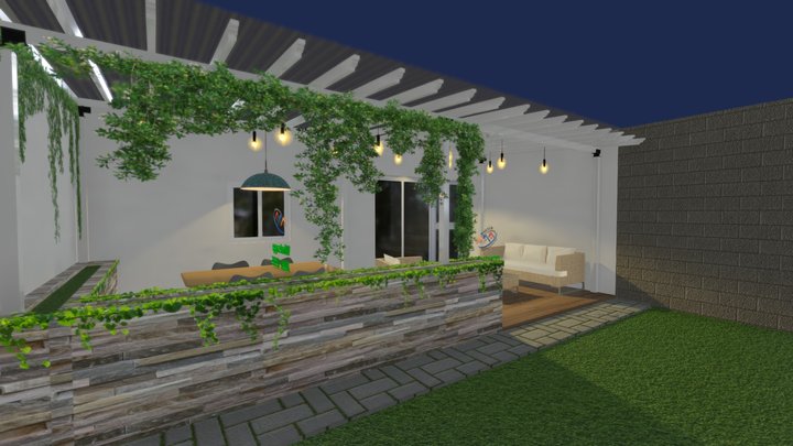 Terraza 8.00X3.60 3D Model