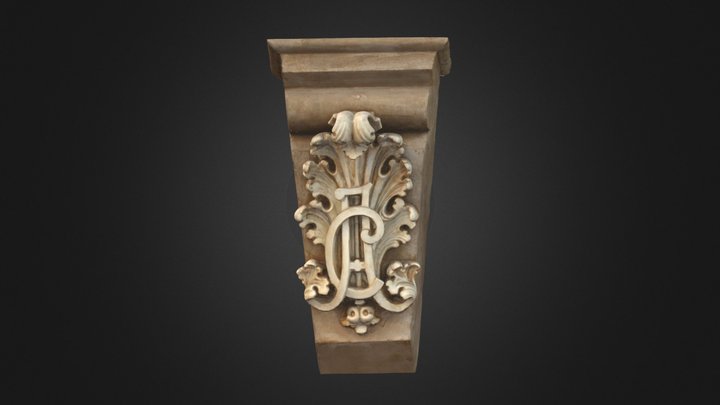 Iniciales de Camilo Aguirre (Palacio de Aguirre) 3D Model