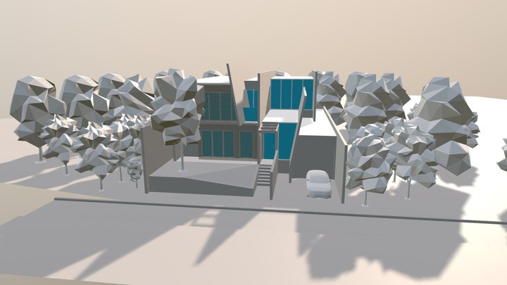 Modern House 3D Model