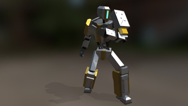 Robot character model 3D Model