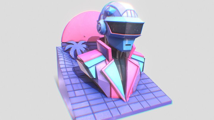 Synthwave Helmet