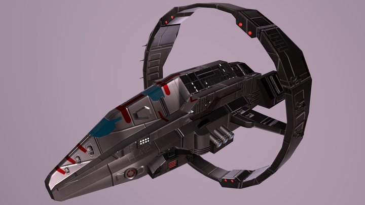 SpaceShip 3D Model