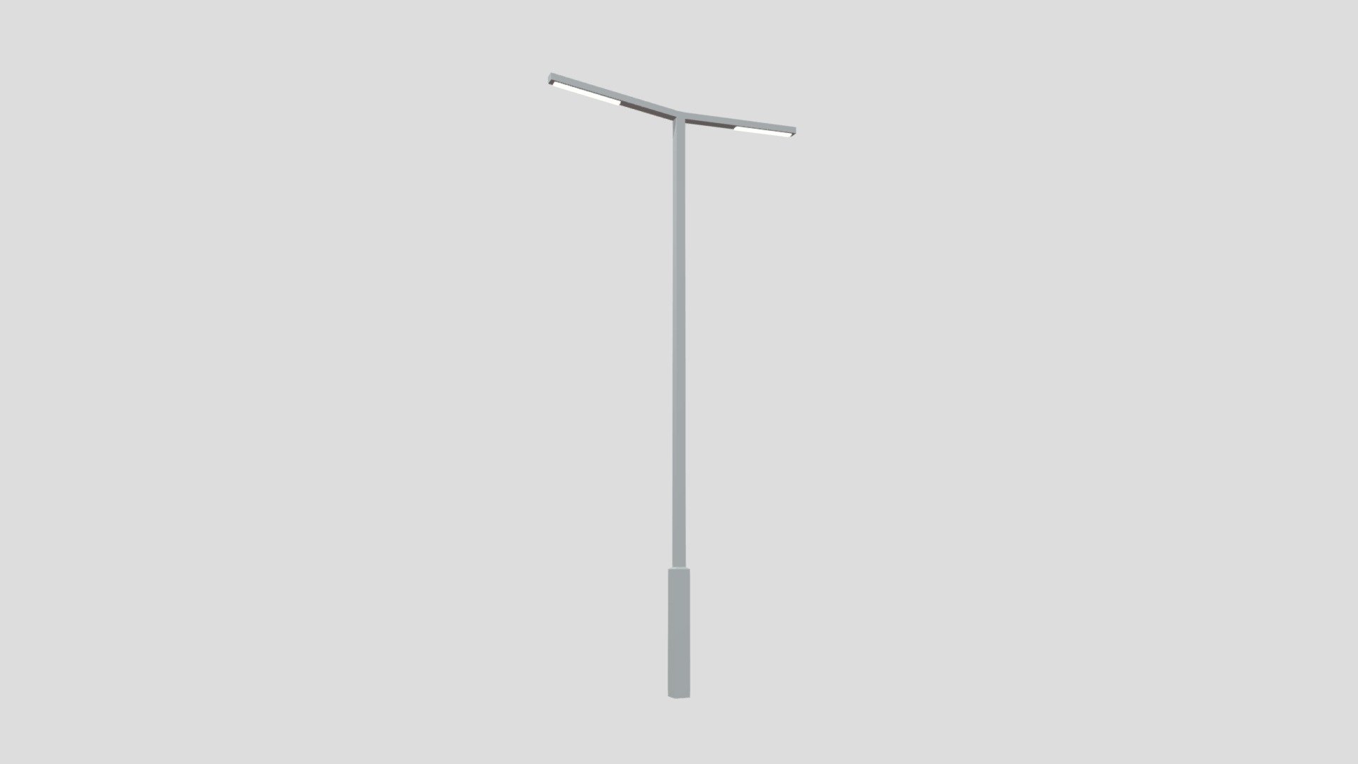 low-poly Lampost