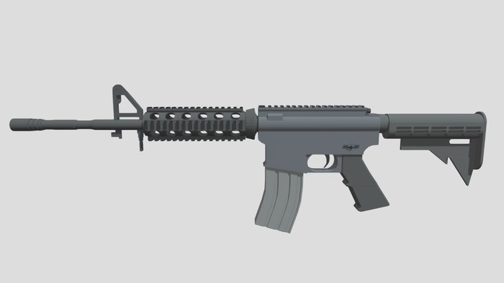 M4A1 3D Model