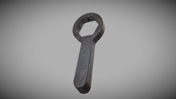 EC_Chave Fixa Sextavada01 3D Model