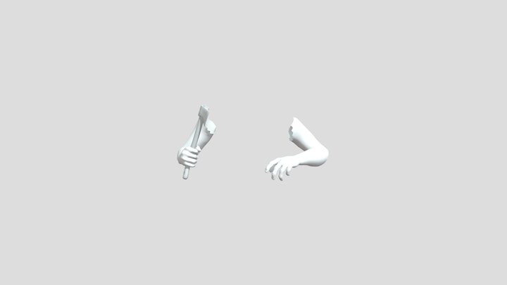 Axe Idle WO Left 3D Model