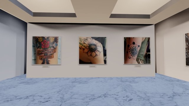 Instamuseum for @darnelltattoo 3D Model