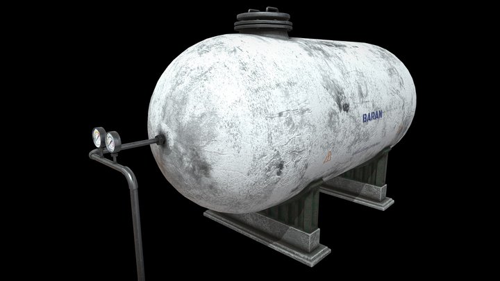 tanker gas metal-14MB – Modello 3D gratuito STL
