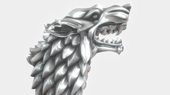 New Dire Wolf 3D Model
