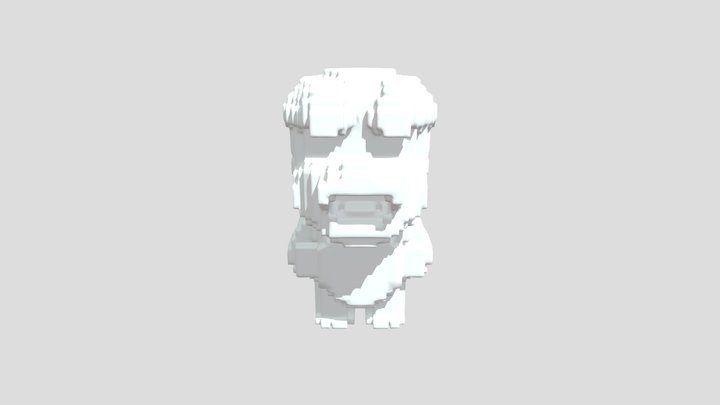 Pixel Beary 3D Model