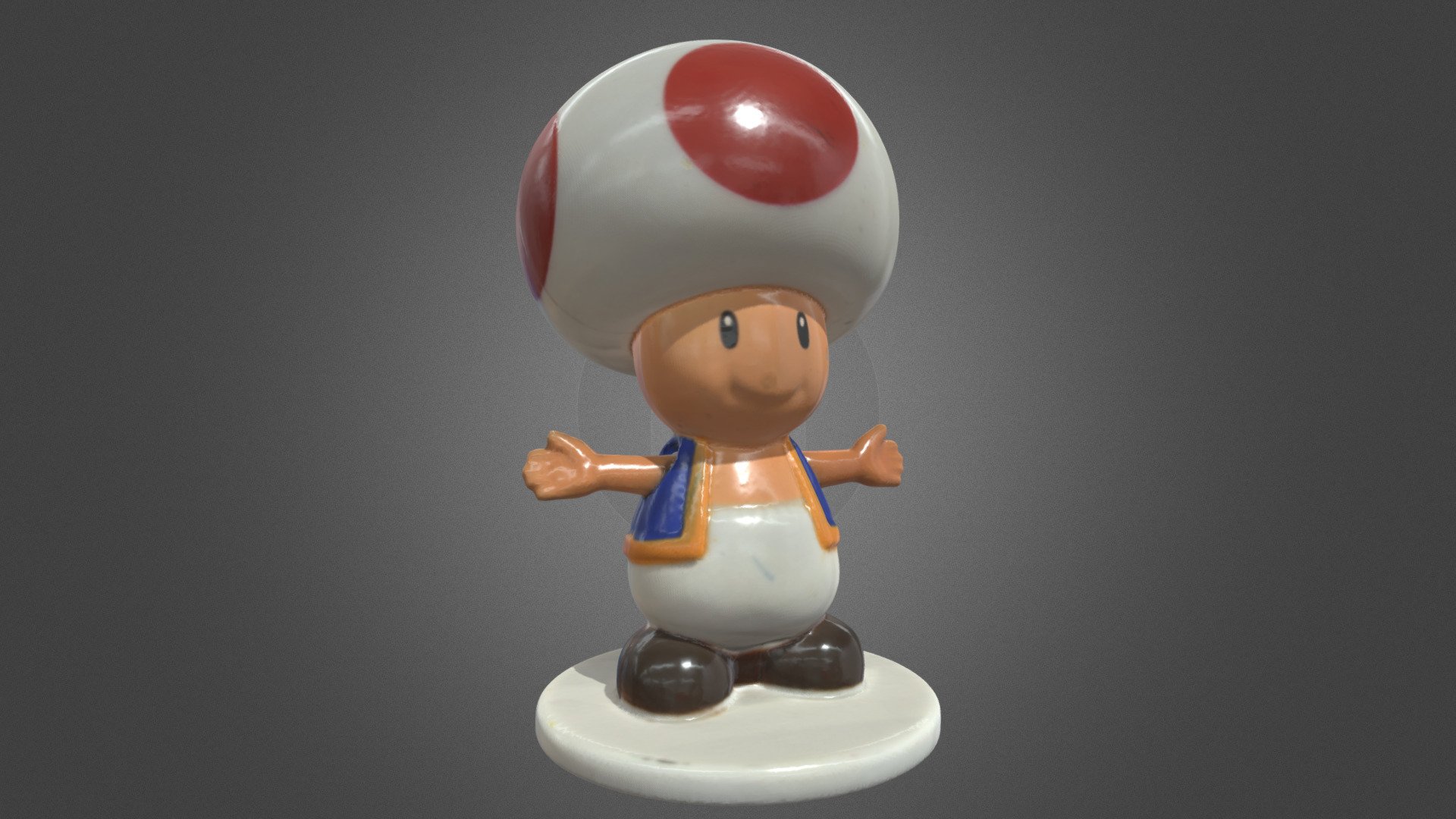 Toad from Supermario Bros - Buy Royalty Free 3D model by 4visualization ...